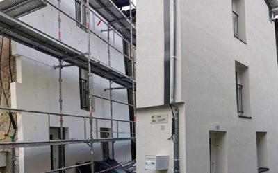 Isolation extérieur avant après (ITE)